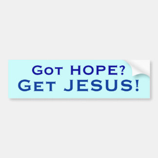 Heb je HOPE? Bumpersticker
