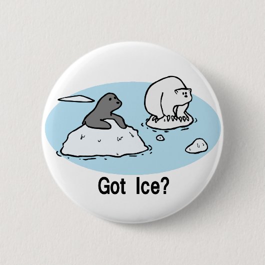 Heb je Ice? knoop Ronde Button 5,7 Cm (Voorkant)