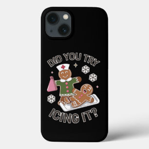 Heb je Icing It School Nurse Christmas PICU geprob iPhone 13 Hoesje