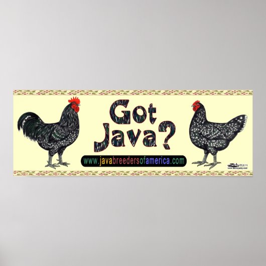 Heb je Java? Poster (Voorkant)