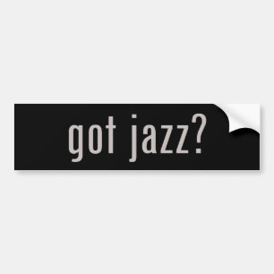 Heb je jazz? bumpersticker