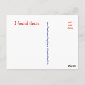 Heb je je bubbels verloren? briefkaart (Achterkant)