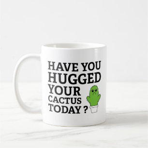 Heb je je cactus vandaag geknuffeld? Koffiemok
