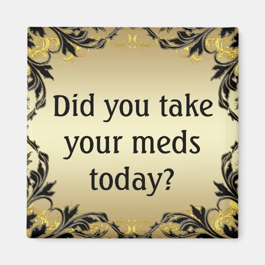 Heb je je medicijnen vandaag genomen? Magneet (Voorkant)