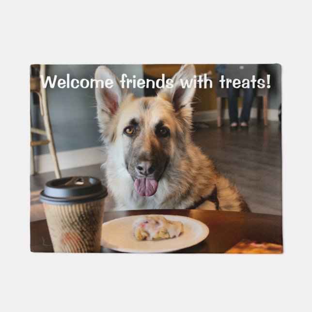 Heb je je zelf iets gegeven? deurmat (Voorkant)