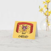 Heb je kaas? briefkaarten (Gele Bloem)