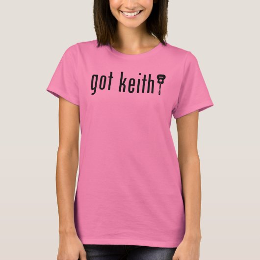 Heb je keith? t-shirt (Voorkant)