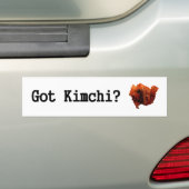 Heb je Kimchi? Bumpersticker (Op auto)