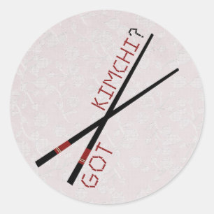 Heb je Kimchi? Ronde Sticker