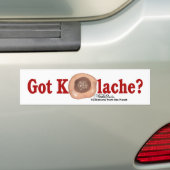 Heb je Kolache? bumpersticker (Op auto)