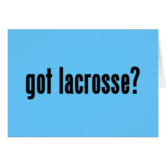 Heb je lacrosse?