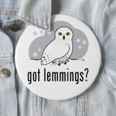 Heb je lemmingen? ronde button 6,0 cm (In situ)