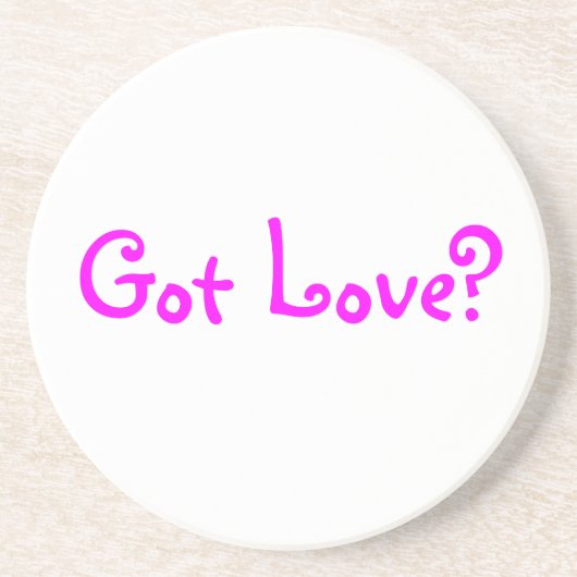 Heb je liefde? - onderzetter (Voorkant)