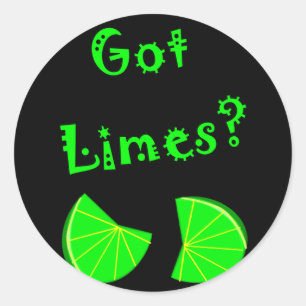 Heb je Limes? Limoen T-shirts en cadeautjes Ronde Sticker
