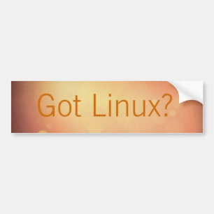 Heb je Linux? -Bumpersticker Bumpersticker