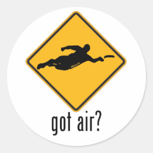 Heb je lucht? ronde sticker