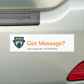 Heb je Massage? Bumpersticker (Op auto)
