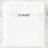 Heb je Massage? Vierkante Sticker (Tas)