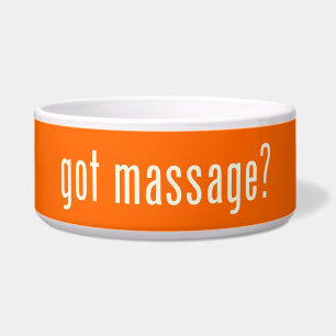 Heb je Massage? Voerbakje