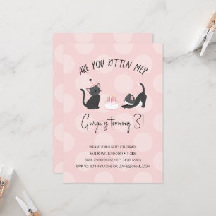 Heb je me voorgelicht? Birthday Uitnodiging