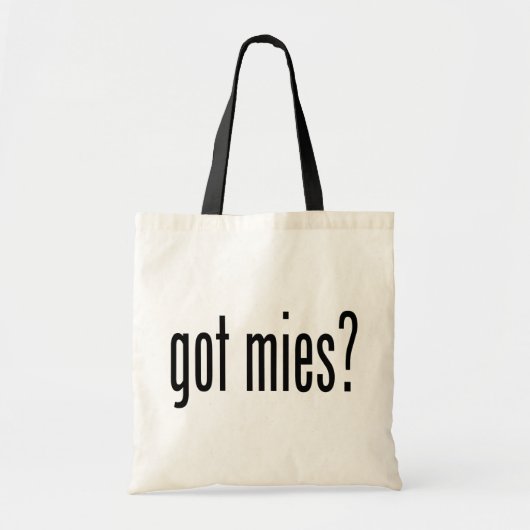 Heb je mies? tote bag (Voorkant)