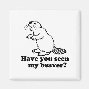 HEB JE MIJN BEAVER GEZIEN? MAGNEET