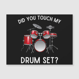 Heb je mijn drumstel aangeraakt Shirt Grappig heb 