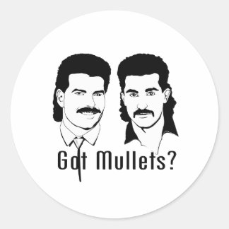 Heb je Mullets? Ronde Sticker