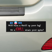 Heb je nog steeds een spannend been?  Of... Bumpersticker (Op auto)