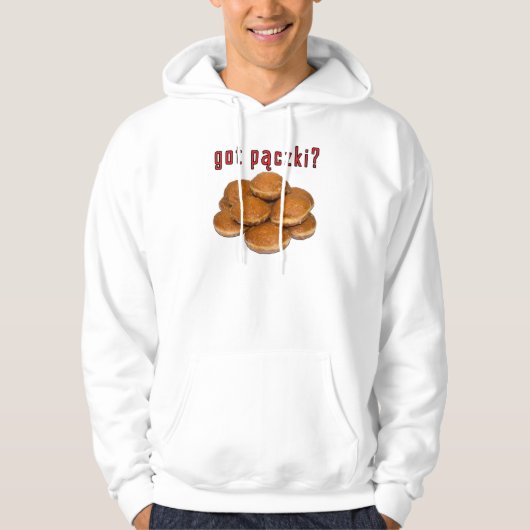Heb je paczki ? Poolse dessert Hoodie (Voorkant)