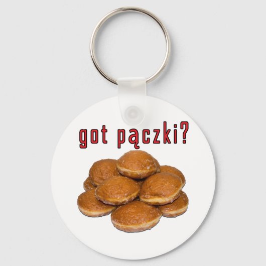 Heb je paczki ? Poolse dessert Sleutelhanger (Voorkant)