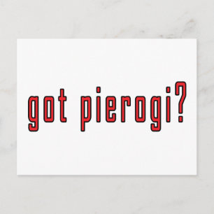 Heb je pierogi? briefkaart