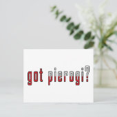 Heb je pierogi? Markering Briefkaart (Staand voorkant)