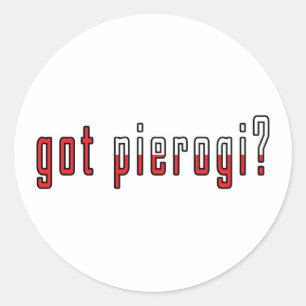 Heb je pierogi? Markering Ronde Sticker