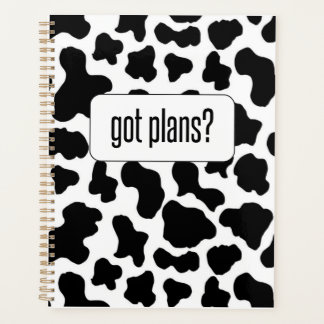 Heb je plannen? Afdrukplanner koe Planner