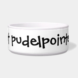 "Heb je Pudelpointer?" Dog Bowl Voerbakje
