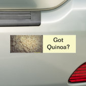 Heb je Quinoa? Bumpersticker (Op auto)