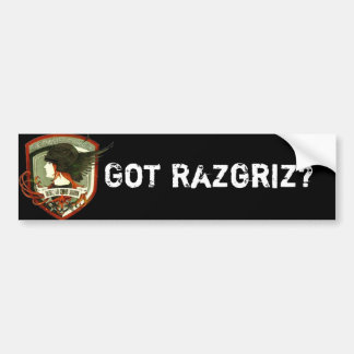 Heb je Razgriz? Bumpersticker