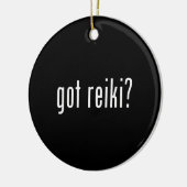 Heb je Reiki? Keramisch Ornament (Links)
