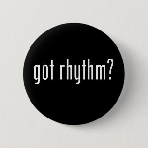 Heb je Rhythm? Ronde Button 5,7 Cm