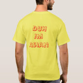 Heb je rijst? t-shirt (Achterkant)