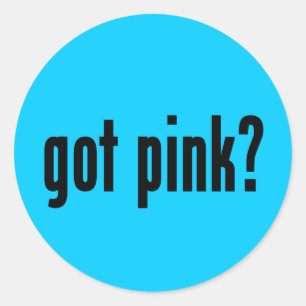 Heb je roze? ronde sticker