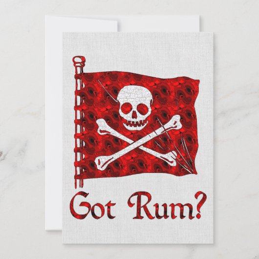 Heb je Rum? Kaart (Voorkant)