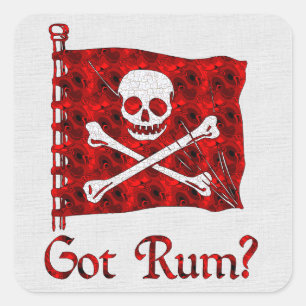 Heb je Rum? Vierkante Sticker
