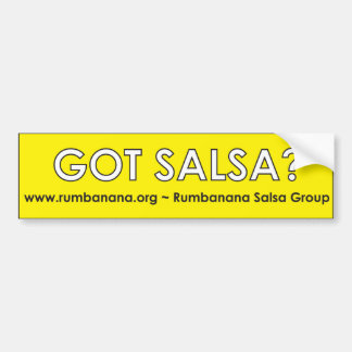 Heb je Salsa? Bumpersticker