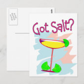 Heb je Salt?  Margarita Lovers T-Shirts & Gifts Briefkaart (Voorkant / Achterkant)