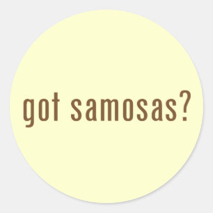 Heb je Samosas? Ronde Sticker