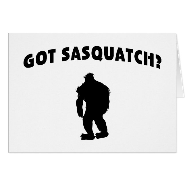 Heb je Sasquatch? (Voorkant Horizontaal)