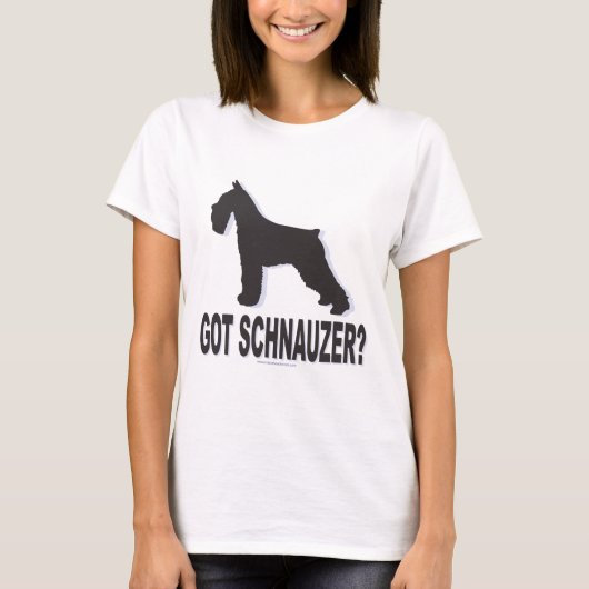 Heb je Schnauzer? T-shirt (Voorkant)