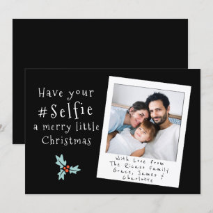 Heb je Selfie een prettige kerstKaart Kaart